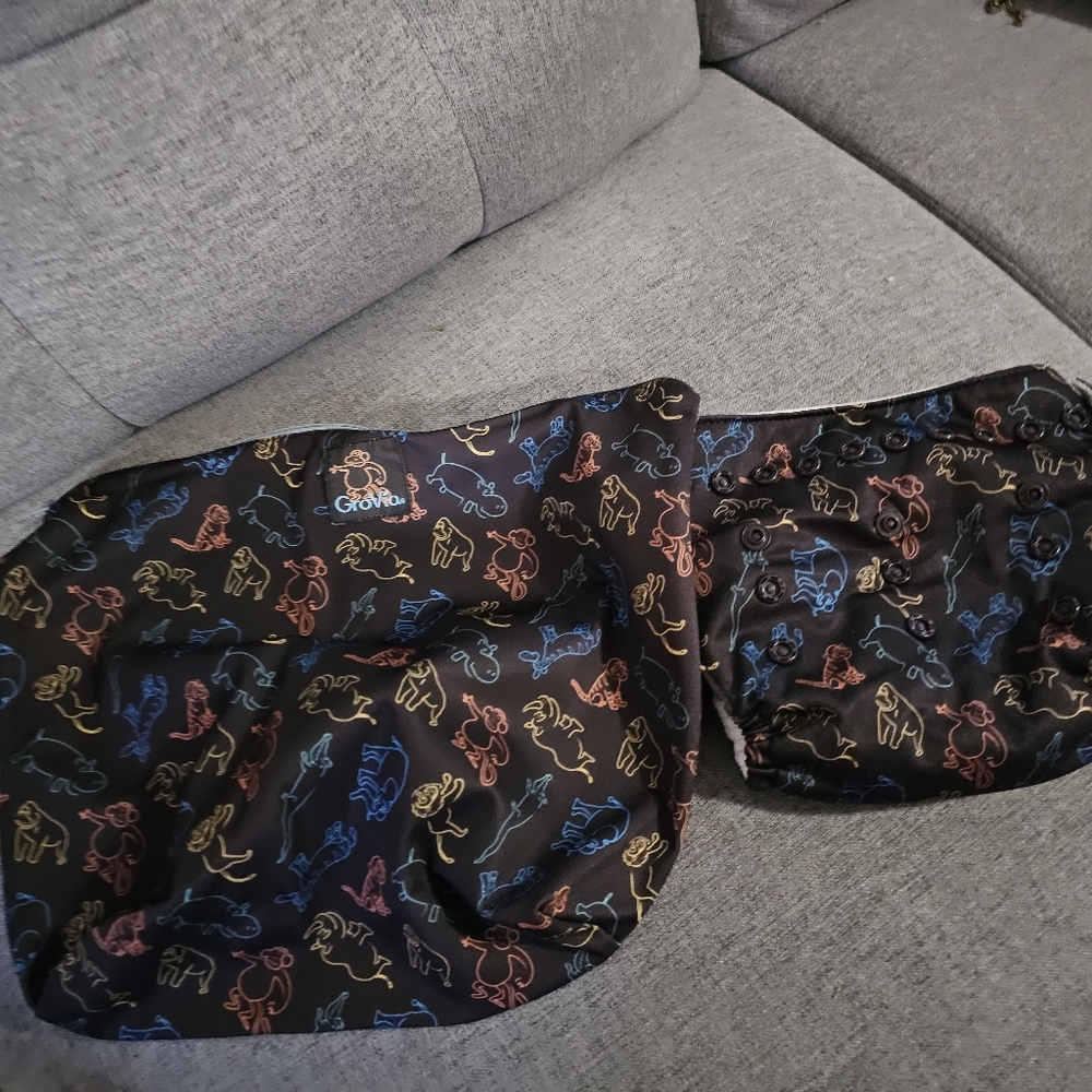 Grovia cloth diaper and wet bag